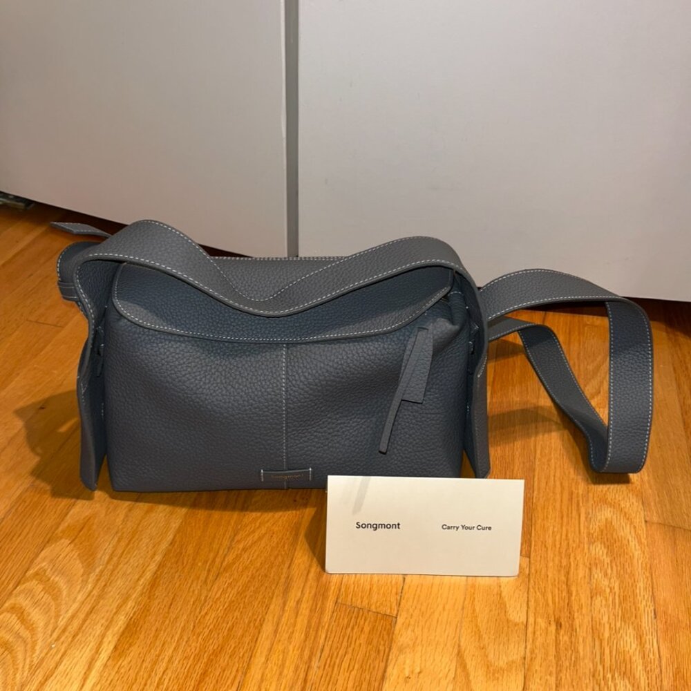Songmont Gray Crossbody Bag